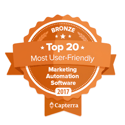 Capterra 2017 Most User-Friendly award